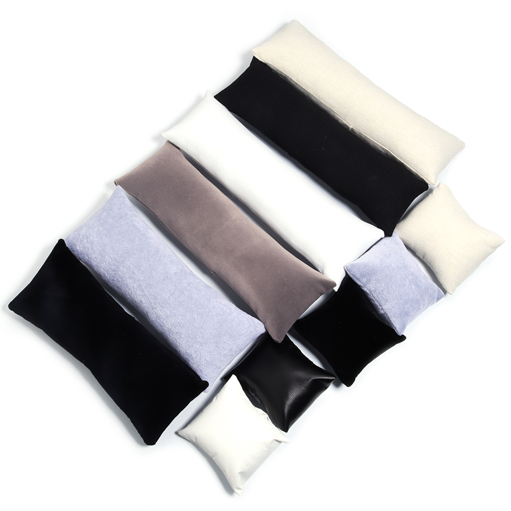 1 قطعة بو الجلود المخملية مجوه - مراجعة Ring Bearer Pillow وسعره