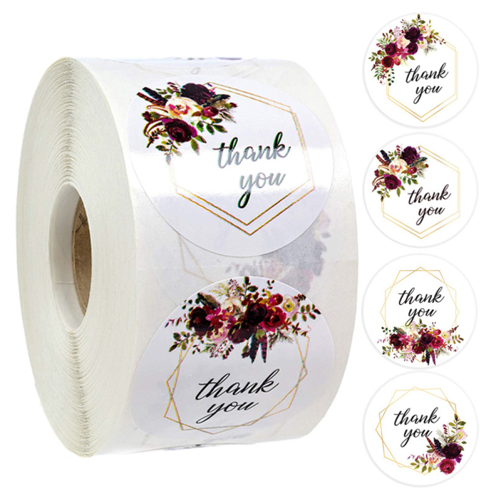 ملصقات شكر زهرية لاصقة دائرية  - مراجعة Wedding Supply Business وسعره