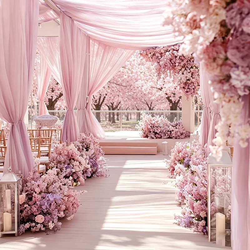 لفة قماش تول وردي فاتح ناعم، ق - مراجعة Wedding Balloon Arch وسعره