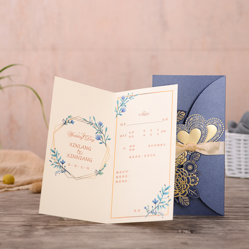 5/10 قطعة قطع الليزر دعوات زفا - مراجعة Wedding Supply Business وسعره