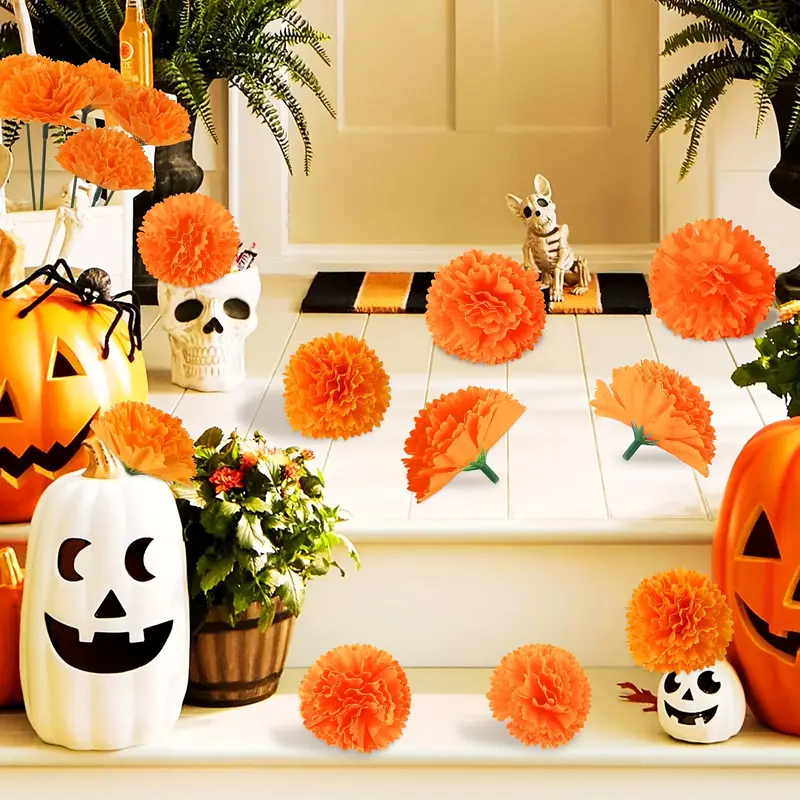 10-30 قطعة من رؤوس زهور القرنف - مراجعة Indian Wedding Decor Supply وسعره