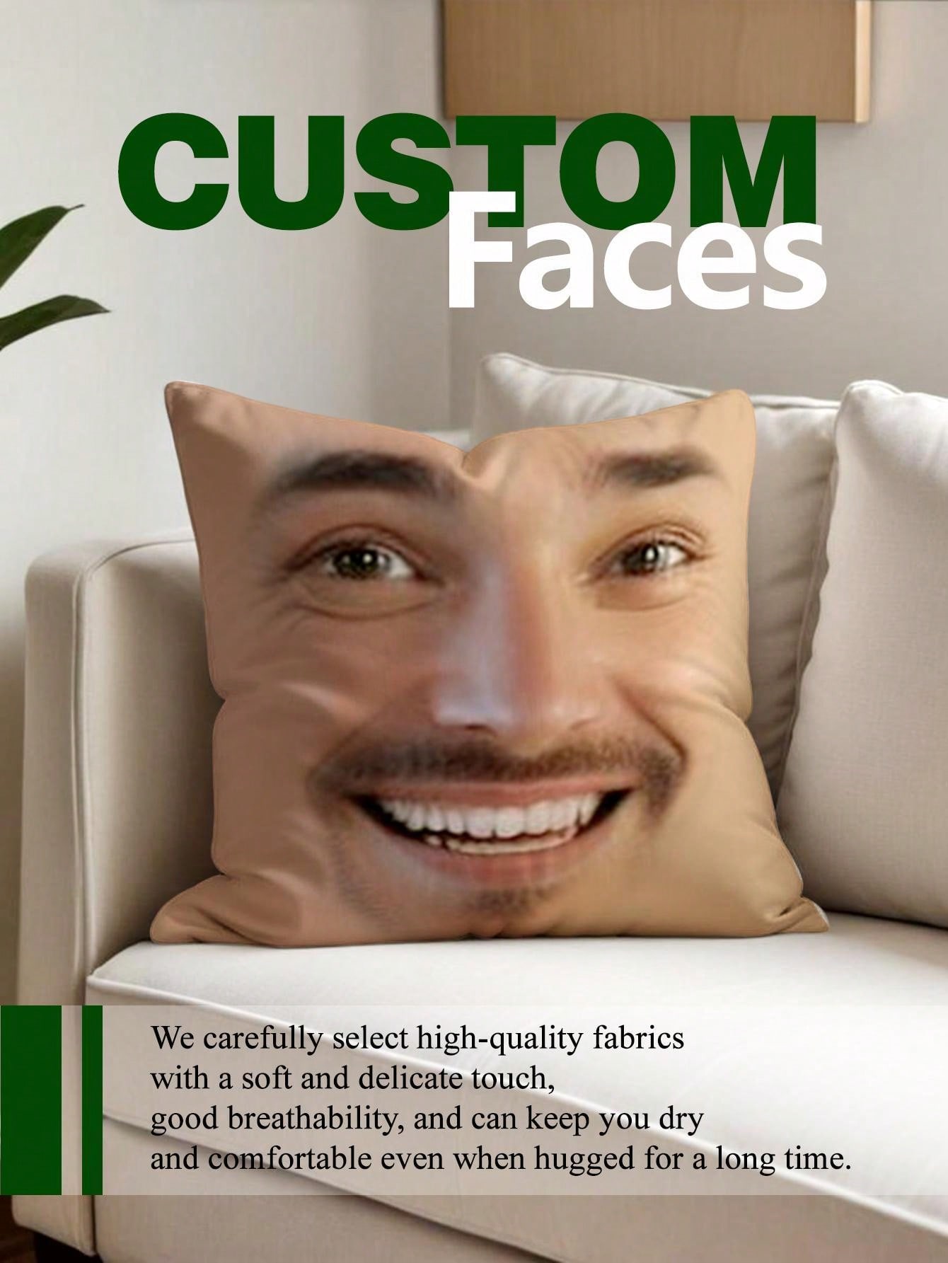 وسادة مربعة مخصصة بصورة شخصية، - مراجعة Wedding Party Supply وسعره