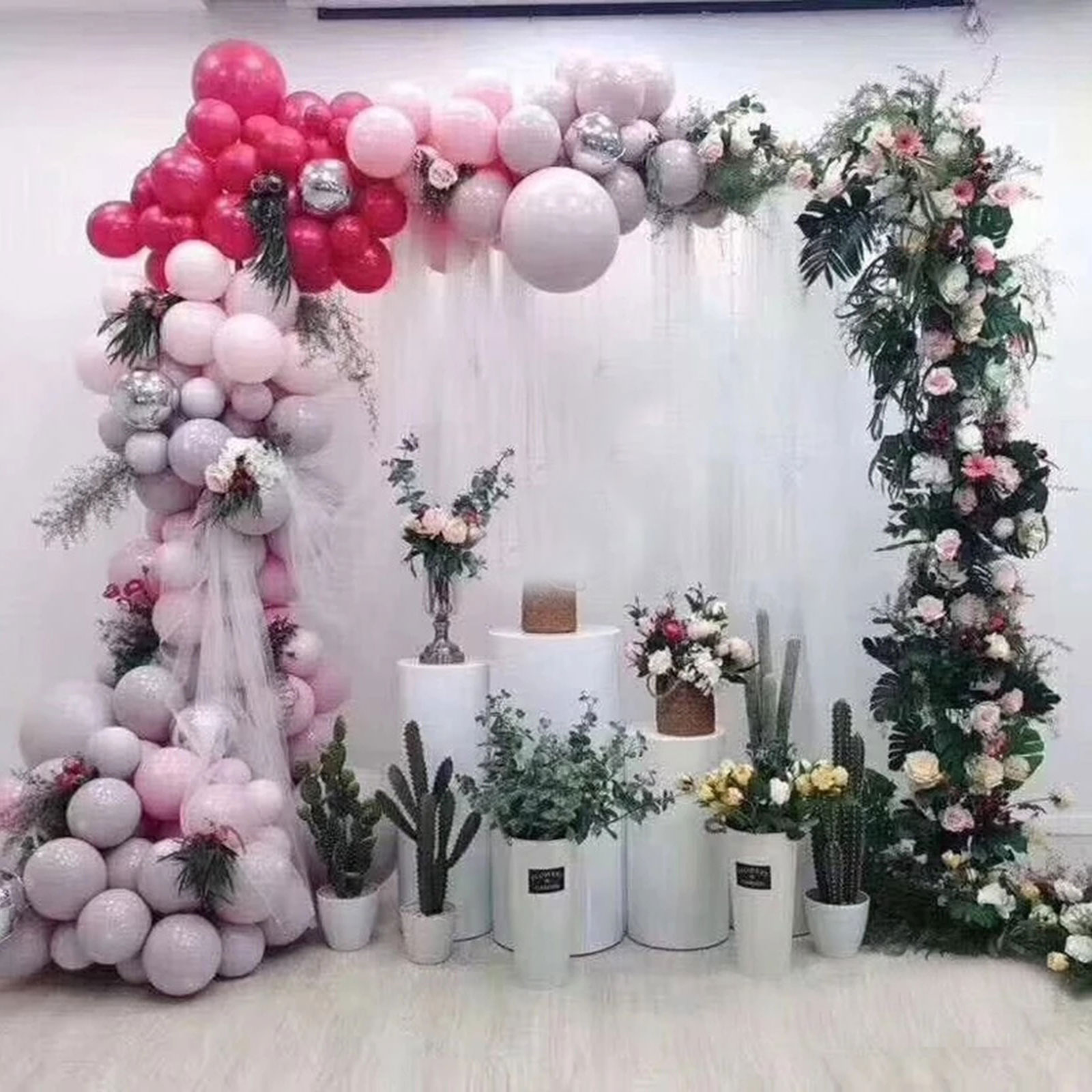 2.1x2 متر/79x83 بوصة الذهب الز - مراجعة Wedding Balloon Arch وسعره