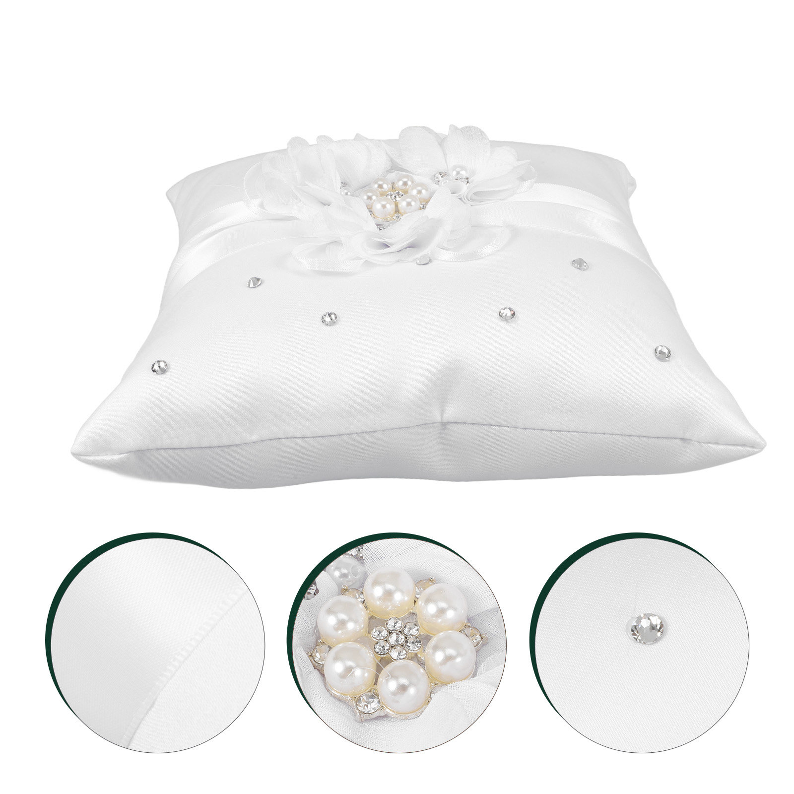 وسادة خاتم الزفاف 20×20 سم مزي - مراجعة Ring Bearer Pillow وسعره