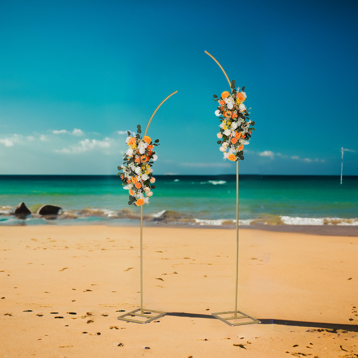 حامل خلفية بقوس معدني مكون من  - مراجعة Wedding Balloon Arch وسعره