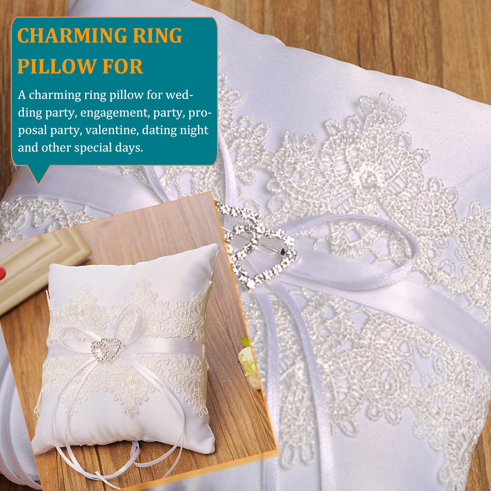 وسادة حاملة الخاتم الساحرة لحف - مراجعة Ring Bearer Pillow وسعره