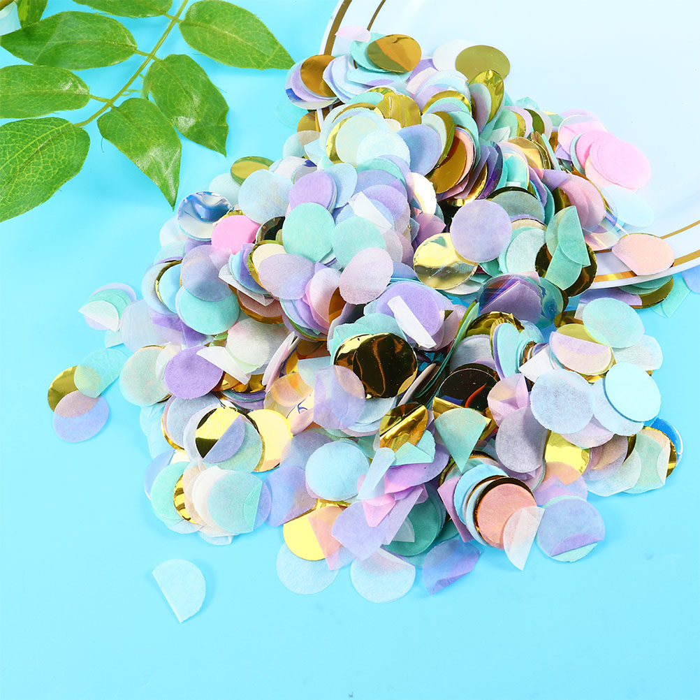 عبوة واحدة 50 جرام من قصاصات ا - مراجعة Papercraft Supply Confetti وسعره