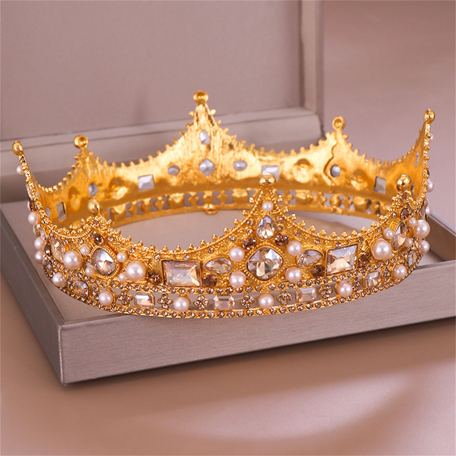 تاج زفاف مرصع بالأحجار الكريمة - مراجعة Wedding Party Supply وسعره
