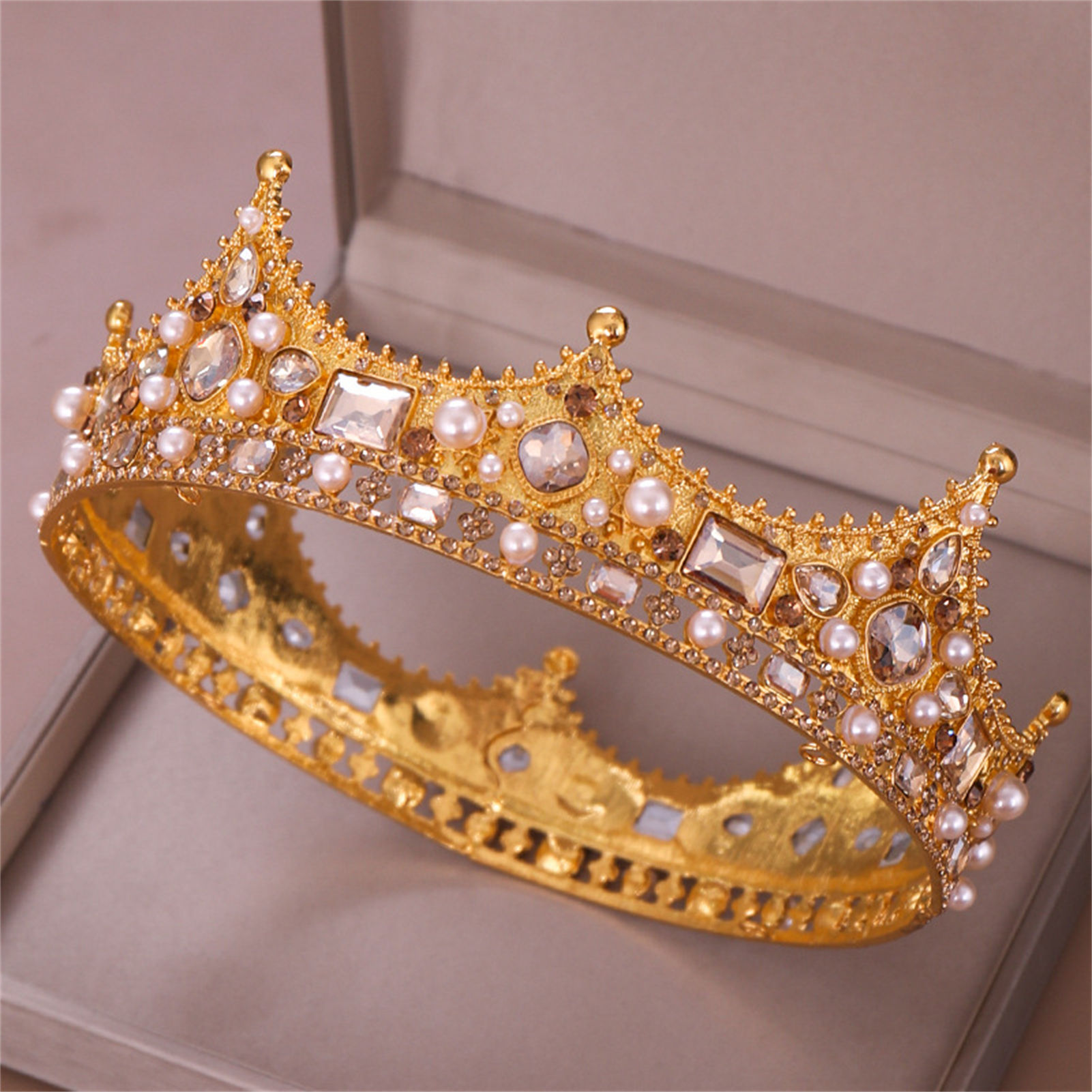 تاج زفاف مرصع بالأحجار الكريمة - مراجعة Wedding Party Supply وسعره